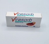 1 x Virasorb Cold Sore Cream Tube Effective Itch Relief - 2g NEW UK FREE P&P