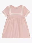 Petit Bateau Baby Organic Cotton Sailor Dress, Saline