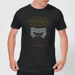 Star Wars Kylo Helmet Men's T-Shirt - Black - S - Noir