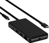 Unisynk 9-port 4K 100W USB-C dockingstation (sort)