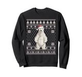 Funny Polar Bear Ugly Christmas Sweater Santa Xmas PJs Sweatshirt