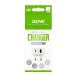 Juice 30W Dual Port Fast Charger USB And USB C PD Universal Plug Fast Charge