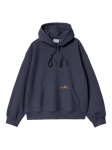 Carhartt WIP Label Script Hoodie, Blue