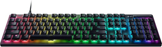 Deathstalker V2 (Switches Rouges) - Clavier Gamer Optique À Profil Bas (Switches Optiques Linéaires Et Silencieux, Bluetooth 5.0, Usb-C, Finitions Des Touches Au Laser) Clavier Us | Noir