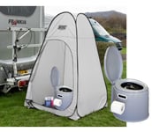 Camping Toilet Lightweight and Portable & Pop Up Toilet Tent - Caravan Festivals