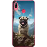 Mobilcover til Huawei Y7 (2019) med Glad Hund motiv