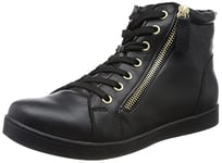 Andrea Conti Bottes pour Femme Basket, Noir, 39 EU