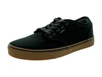 Vans Men's Atwood Low-Top Sneakers, Black 12 Oz Canvas Black Gum, 9.5 UK