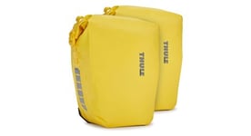 Paire de sacoches de porte bagages thule shield pannier 25l  50l  jaune