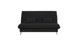 Housse pour clic clac 130 cm ARIA coloris noir