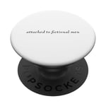 Funny Attached to Fictional Men Book Club Morally Grey Books PopSockets Swappable PopGrip