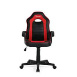 Ranqer Junior Warrior chaise gaming enfants - Noir / Rouge