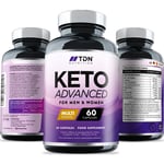 Keto Diet Pills for Men & Women - 1 Month Supply - Vitamins and Minerals - Fo...