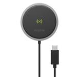 Mophie Trådlös Laddare Snap+ Wireless Charging Pad MagSafe Svart