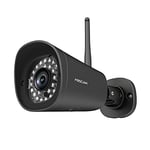 FOSCAM FI9902P 2 mégapixels Full HD1080P H.264 sans Fil/câble avec Vision Nocturne 20 mètres Compatible avec Alexa Couleur Noire (caméras)