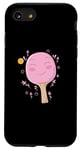 Coque pour iPhone SE (2020) / 7 / 8 Truelle de ping-pong rose tennis de table fille femme