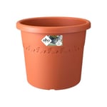 Elho 2055036 Algarve Cilindro Pot de Fleurs Marron/Rouge 21 x 21 x 17 cm