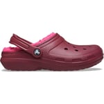 Crocs Classic Lined Clog Beetroot Size 3 UK Men/ 4 UK Women