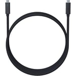 Razer Thunderbolt 4 Cable (2.0m / 6.56ft): Up to 40 Gigabits Per Second - Up to 8K Resolutions - Up to 100W Charging - Compatible with Windows PC/Mac/Thunderbolt 3 Devices - Black