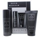 DAVID BECKHAM INSTINCT GIFT SET 150ML DEODORANT SPRAY + 150ML SHOWER GEL - MENS