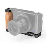 SMALLRIG ZV-1 Camera Wooden L Bracket L Plate with Cold Shoe for Sony ZV1 Camera - 2936