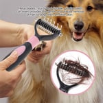 Pet 2 Sided Professional Knot Comb Brush Dog Nettoyage Peignes D'épilation G Qcs