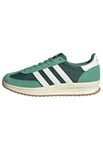 adidas Homme Run 70S 2.0 Shoes Chaussures, Collegiate Green/Core White/Semi Court Green, 40 EU