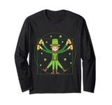 Leonardo Da Vinci Leprechaun St. Patrick's Day Long Sleeve T-Shirt