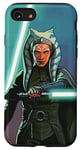 Coque pour iPhone SE (2020) / 7 / 8 Star Wars Le Mandalorien Ahsoka Tano Warrior