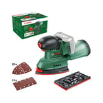 Bosch Ponceuse sans fil UniversalSander Alimenté par piles 18V-10 (Livré dans un Carton sans Batterie ; 18V ; pour Travail du Bois ; 32 Feuilles Abrasives) – Amazon Edition