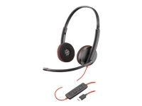 Poly Blackwire C3220 USB-C - 3200 Series - headset - på örat - kabelansluten - USB-C - ljudisolerande