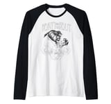 Disney Beauty and the Beast Belle and Beast Line Art Sketch Manche Raglan