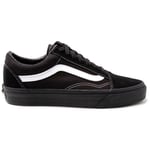 Vans Childrens Unisex Old Skool Trainers - Black Suede - Size UK 4