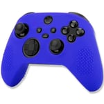 OCIODUAL Coque de Protection Silicone Compatible avec Manette XBox X-S Bleu Gamepad Étui Housse Anti-Dérapant Caoutchouc Skin