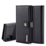 DG.MING Samsung Galaxy Note 10 Pro 2-in-1 Wallet fodral - Svart