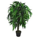 Leaf Design 100cm Tall Large Artificial Mango Tree Plant