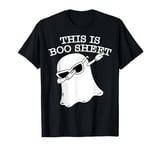 This Is Boo Sheet Halloween Ghost Costumes Men Women Couples T-Shirt