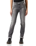 REPLAY Women's Faaby Broken Edge Jeans, 096 Medium Grey, 26W / 28L