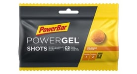 Gommes energetiques powerbar powergel shots 60gr orange