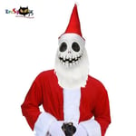 Eraspooky Classic Movie Jack Skellington Cosplay Latex Mask Pääkallo Joulupukki Hattu Painajainen ennen joulua pukujuhlat Prop