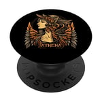 Athéna Déesse Grèce Ancienne Mythologie Grecque PopSockets PopGrip Interchangeable