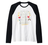 MALENA Personalized Retro Girls Custom MALENA Name Raglan Baseball Tee