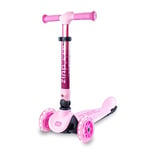 Zinc Flyte Three Wheeled Folding Scooter - Ruby Pink