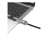 Compulocks MacBook Air 13-inch Cable Lock Adapter With Keyed Cable Lock 2017 to 2019 - Adaptateur à fente de verrouillage pour la sécurité - pour Apple MacBook Air (Début 2020, Fin 2018, Fin...