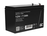 Green Cell AGM VRLA 12V 7Ah underhållsfritt batteri för UPS-enheter