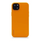 Coque pour iPhone 14 Plus  en Silicone Antimicrobienne Decoded Orange