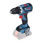 Bosch Professional 18V System perceuse-visseuse sans-fil Bosch GSR 18V-60 C (couple maxi 60 Nm, sans batterie ni chargeur, dans boîte carton)