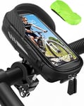 Support Telephone Velo Moto Etanche Sacoche Guidon Vélo Vtt Rotation 360 Ecran Tactile Pour Smartphone 4.7-7 Pouces Avec Housse De Pluie Porte Téléphone Vélo Moto Trottinette Cyclisme.[G1467]