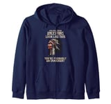 American Indian You're Probably An Immigrant Zip Hoodie