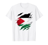 Proud Jordanian Shirts | Torn Ripped Jordan Flag T-Shirt